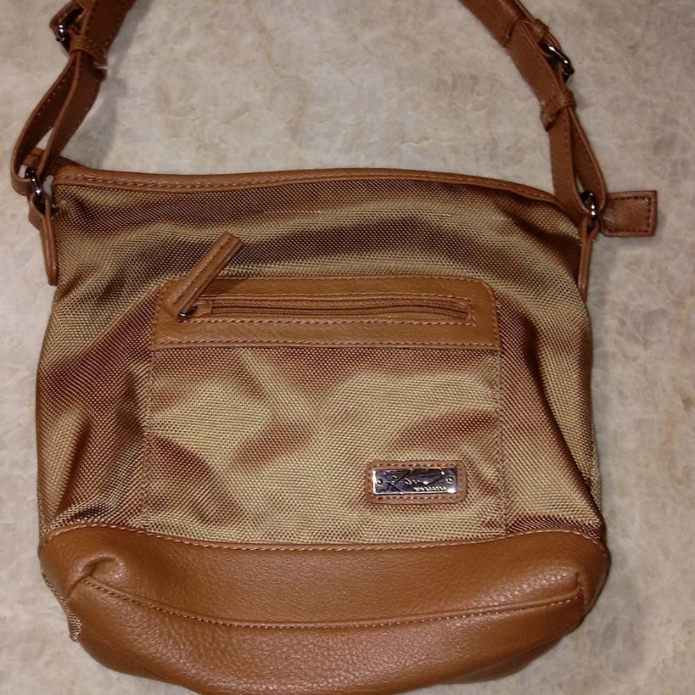 Kim Rogers hand bag tan